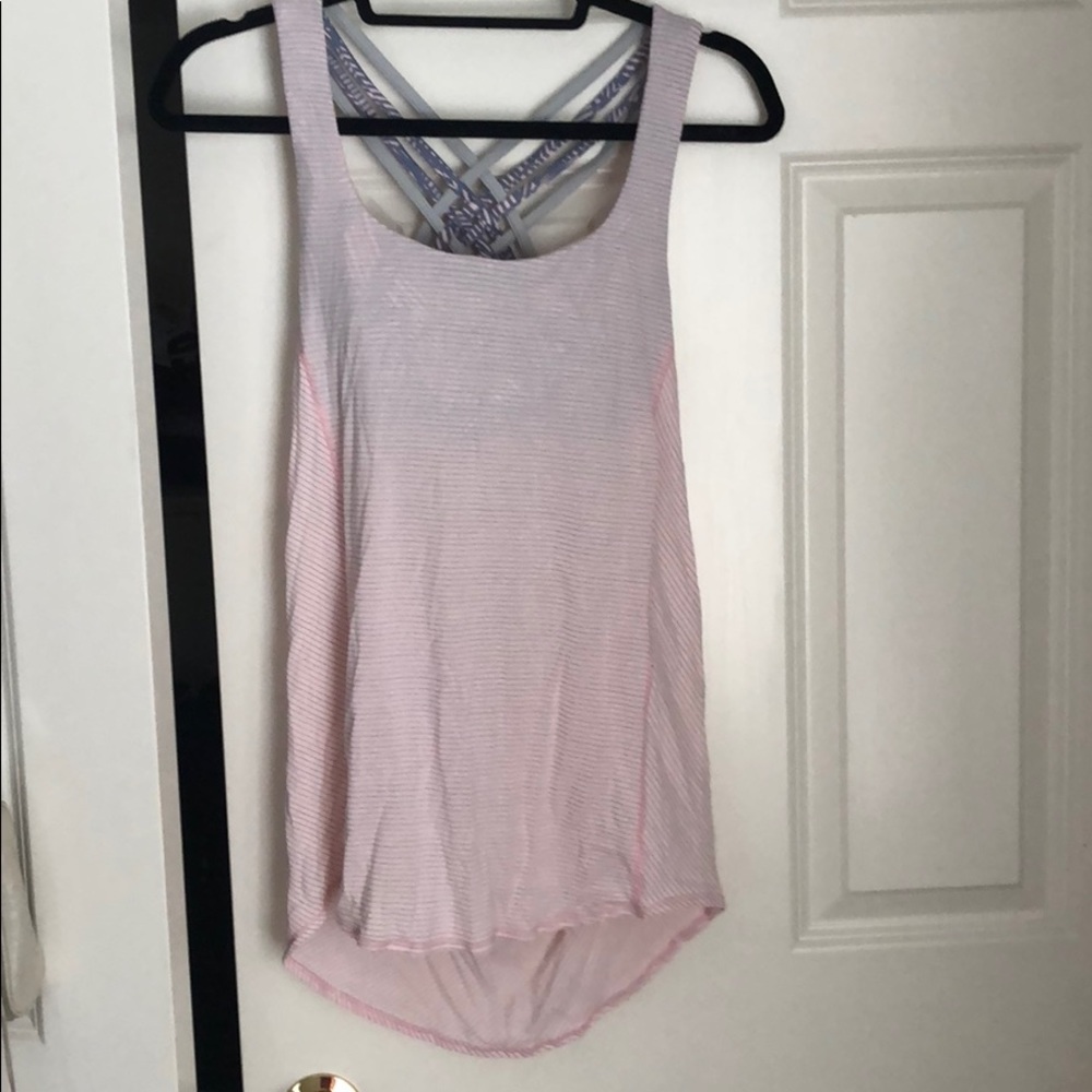 Lululemon Tank top with sports bra NWOT